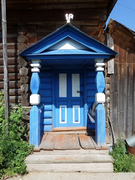 El porche de casa rural — Foto de Stock