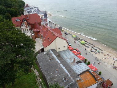 Svetlogorsk Beach'te panoramik