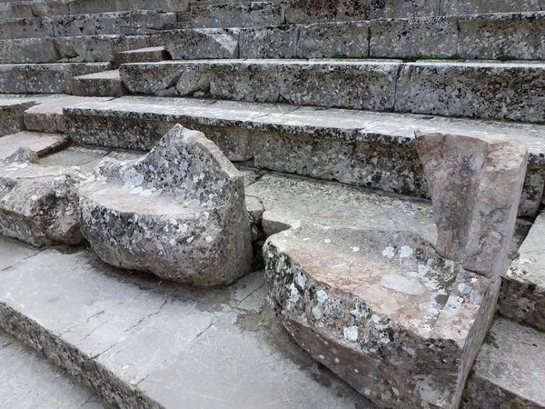 Ókori görög színház ülések — Stock Fotó
