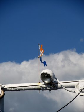 Weather vane bir denizkızı şeklinde