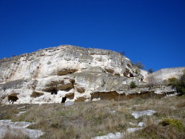 Chufut-Kale Crimea'da mağaralar