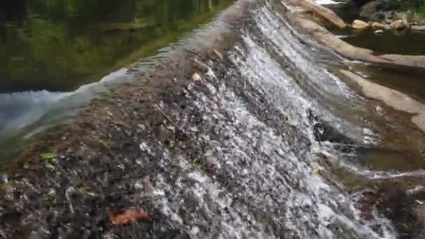 Wang Takrai beek in Namtok Wang Ta Krai natuurpark in Nakhon Nayok — Stockvideo