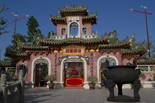 Fujian świątyni, Hoi, Wietnam — Zdjęcie stockowe