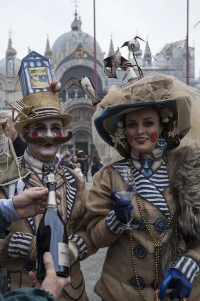 Vencedores do Traje de Veneza — Fotografia de Stock