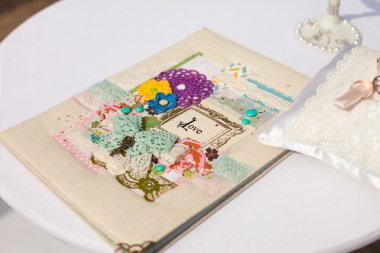 bir düğün tebrik kartı