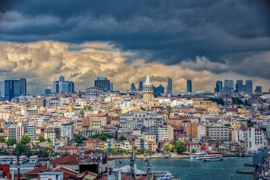 Kapalı Çarşı 'nın çatısından İstanbul