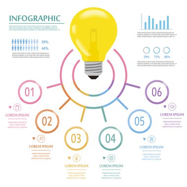 Eğitim Infographic şablonu