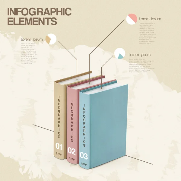 Инфографический шаблон образования — стоковый вектор