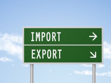 alma ve verme ile 3D illüstrasyon yol işareti