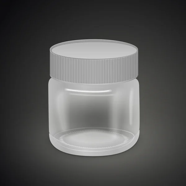 Boîte translucide vierge — Image vectorielle