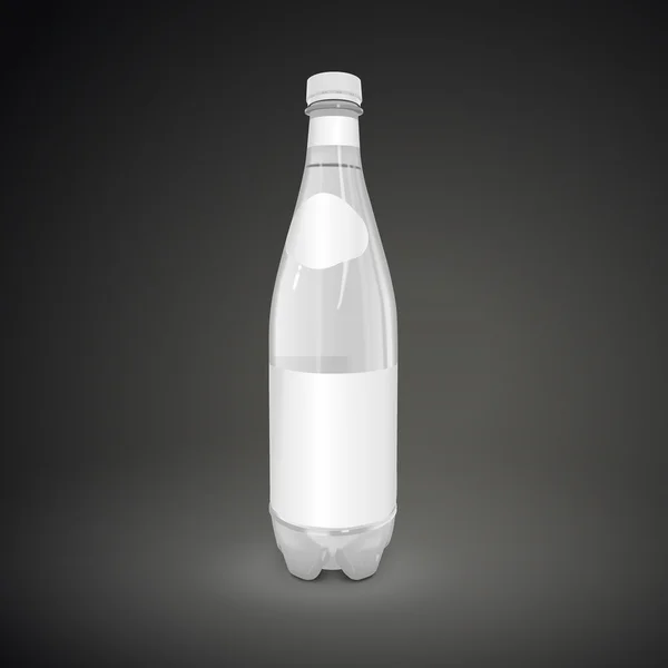 Butelka z tworzywa sztucznego — Wektor stockowy