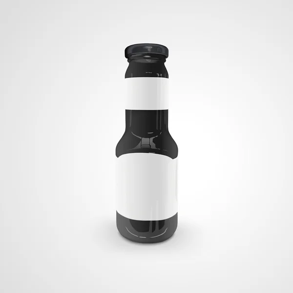 Leere Saucenflasche — Stockvektor