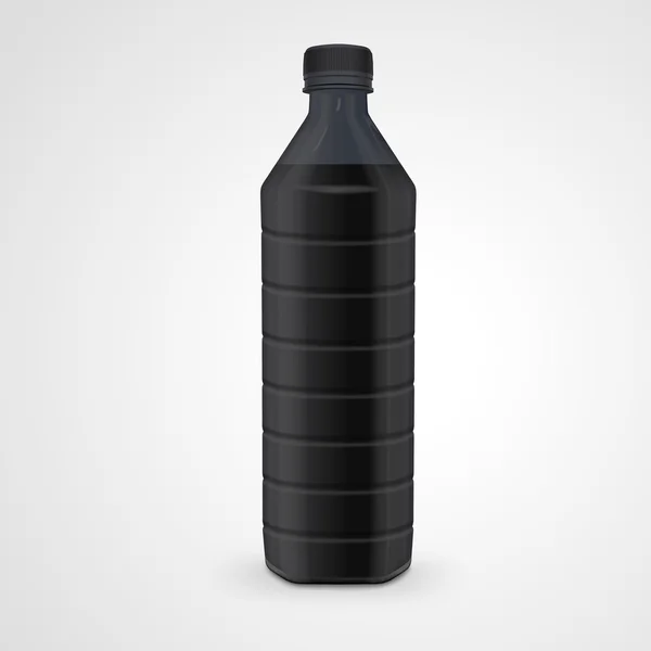 Botella de bebida de plástico — Vector de stock