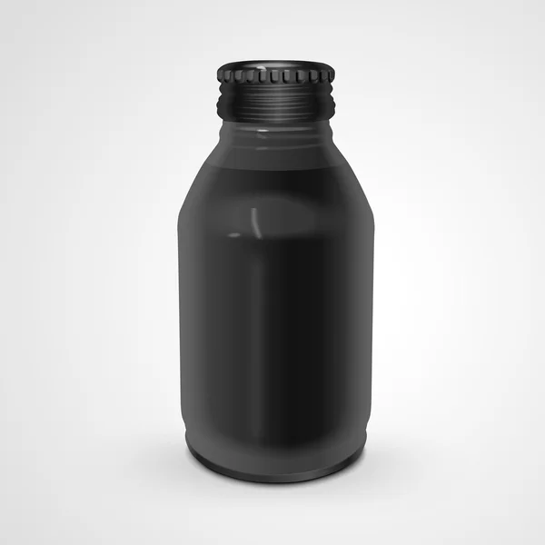Exquisita botella de vidrio — Vector de stock