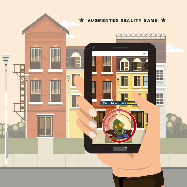 Jogo de Augmented Reality —  Vetores de Stock