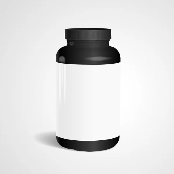 Prázdná lahvička léku — Stockový vektor