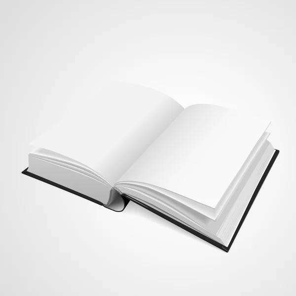 Ouvrir le livre blanc — Image vectorielle