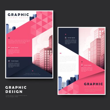 Basitlik broşür tasarımı