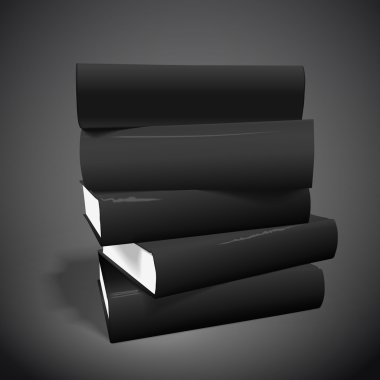 boş kitap yığını