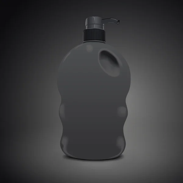 Gel douche bouteille en plastique — Image vectorielle