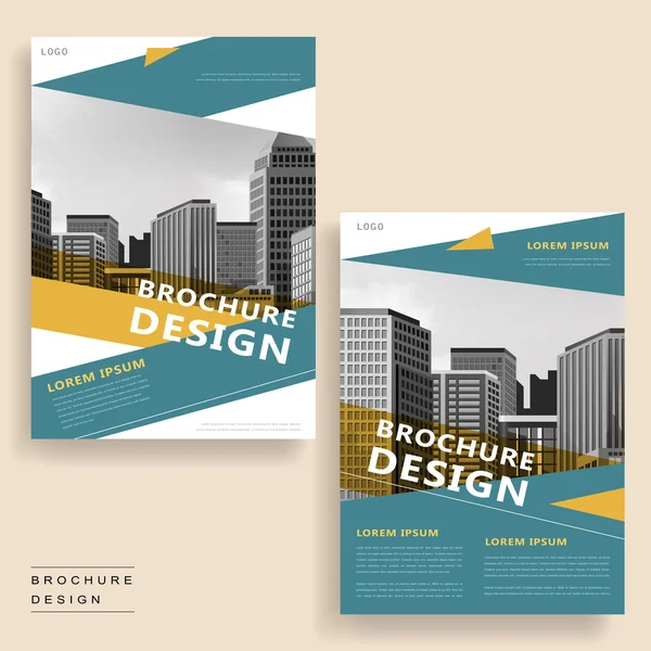 Design de brochura moderna — Vetor de Stock