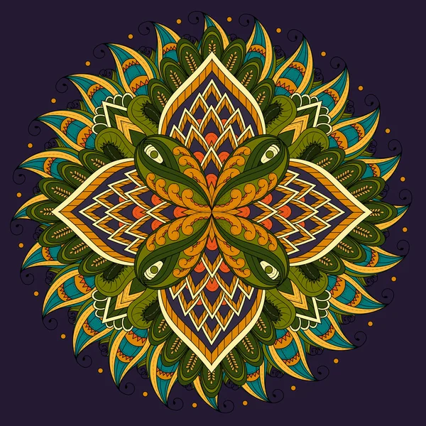 Ornement décoratif Mandala — Image vectorielle