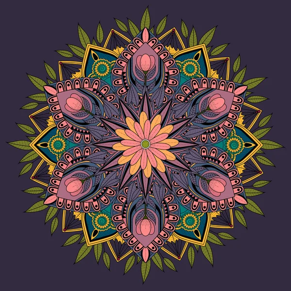 Ozdobny ornament Mandala — Wektor stockowy