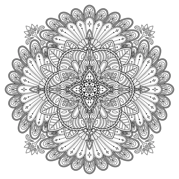 Decoratieve Mandala sieraad — Stockvector