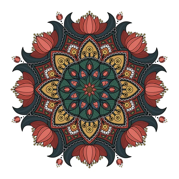 Adorno decorativo Mandala — Vector de stock