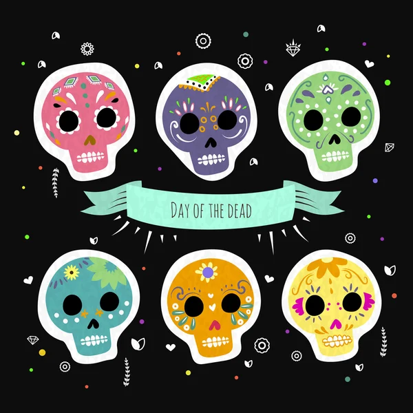 Day of the dead design — Stock Vector