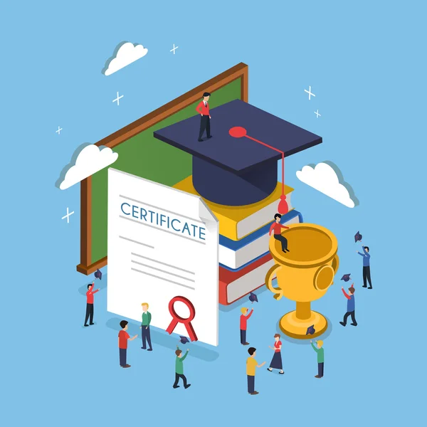 Concepto de graduación — Vector de stock