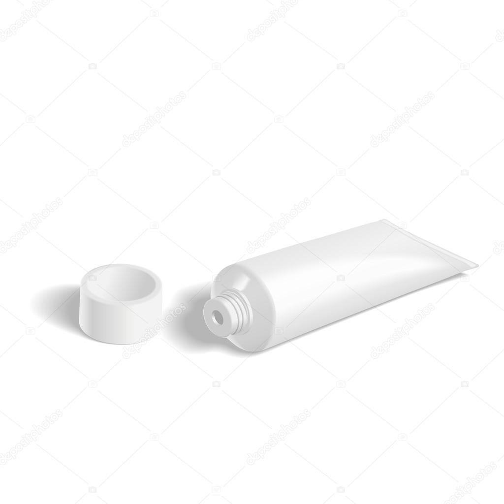 isolated blank tube