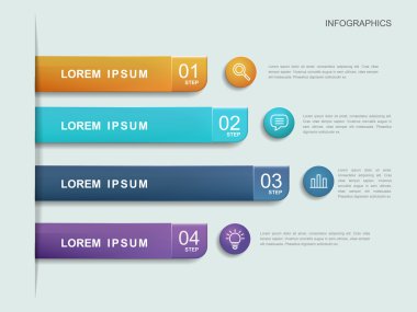 basitlik Infographic şablonu