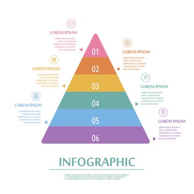 çekici Infographic şablonu