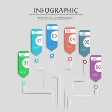basitlik Infographic şablonu