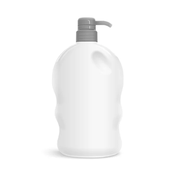 Botella de cuidado del cuerpo en blanco — Vector de stock
