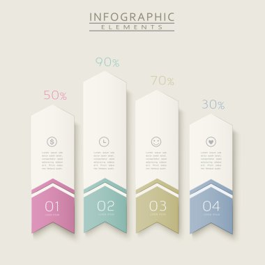 basitlik Infographic tasarım