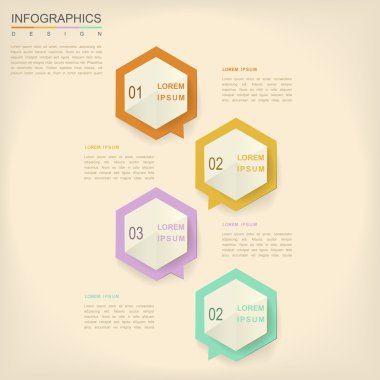 basitlik Infographic tasarım 