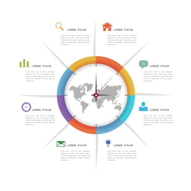 basitlik Infographic tasarım 