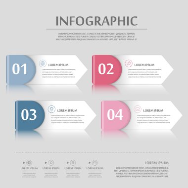 Modern Infographic tasarım