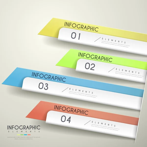 Zeitgemäßes Infografik-Design — Stockvektor