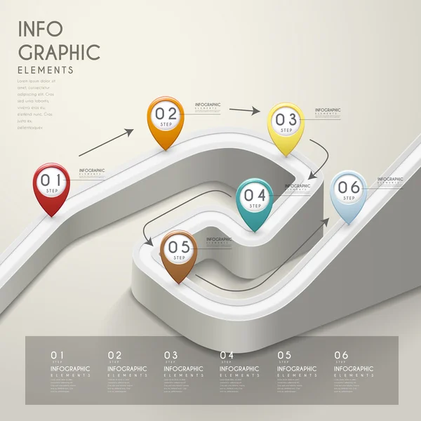 Diseño infográfico creativo — Archivo Imágenes Vectoriales