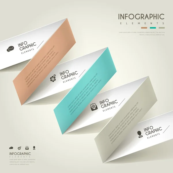 Design infographique élégant — Image vectorielle