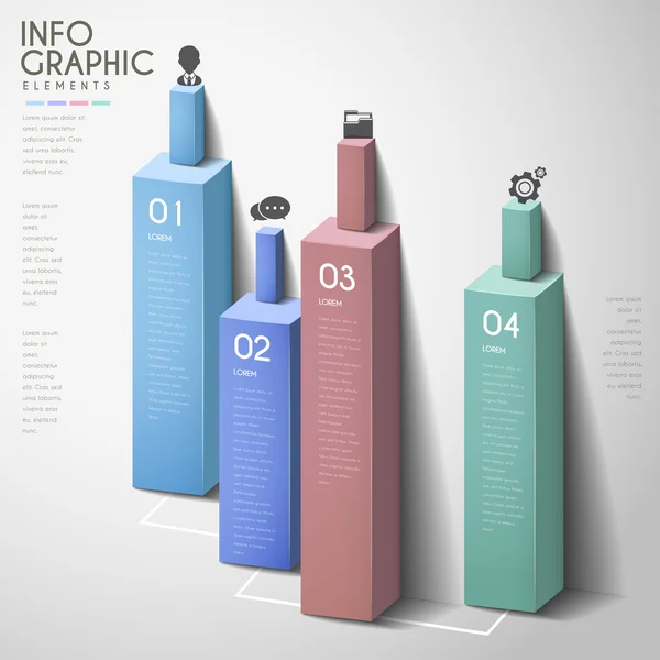 Diseño infográfico atractivo — Vector de stock