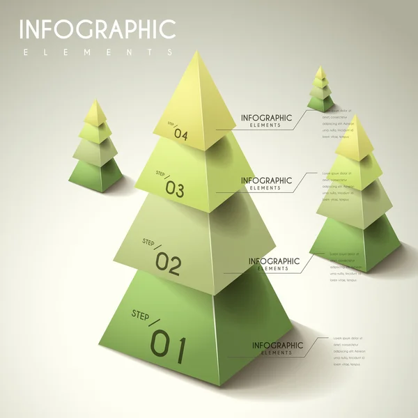 Attraktives Infografik-Design — Stockvektor