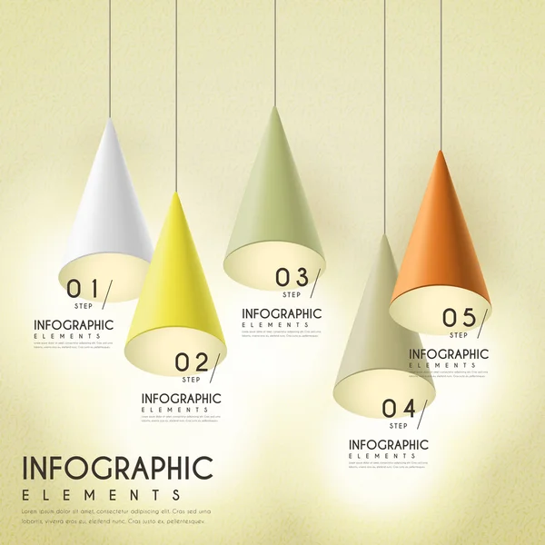 Design infographique élégant — Image vectorielle