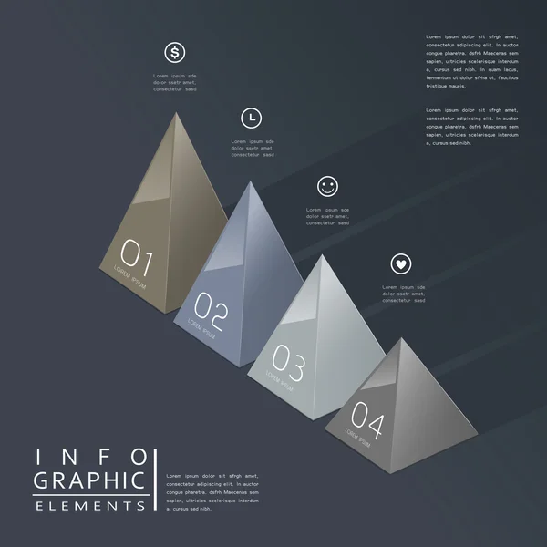 Diseño infográfico moderno — Archivo Imágenes Vectoriales