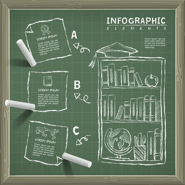 Diseño infográfico creativo — Archivo Imágenes Vectoriales