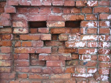 Tuğla duvar arkaplanı.