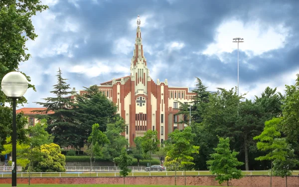Pamplona kentsel görünümünü. Navarre, İspanya.